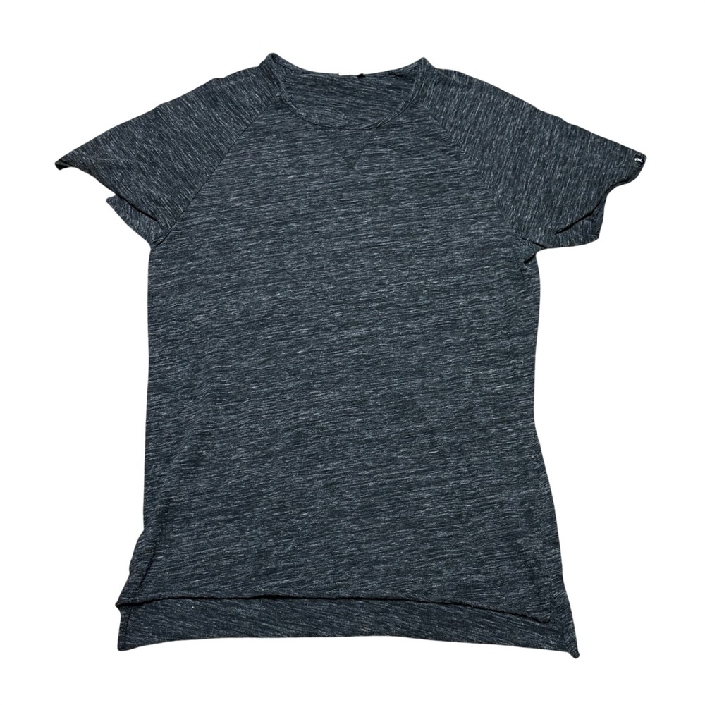 Civil Society Space Dye Raglan T-Shirt Charcoal Gray Men's Large